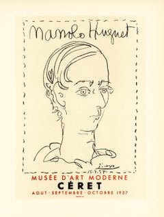 "Manolo Hugnet" lithograph poster