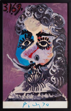 Marlborough : Galerie d'Art, Roma, affiche lithographique numérotée de Pablo Picasso