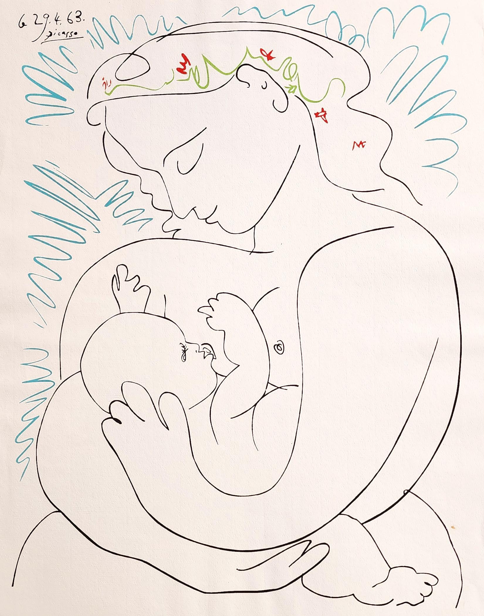 Maternit - Print de (after) Pablo Picasso