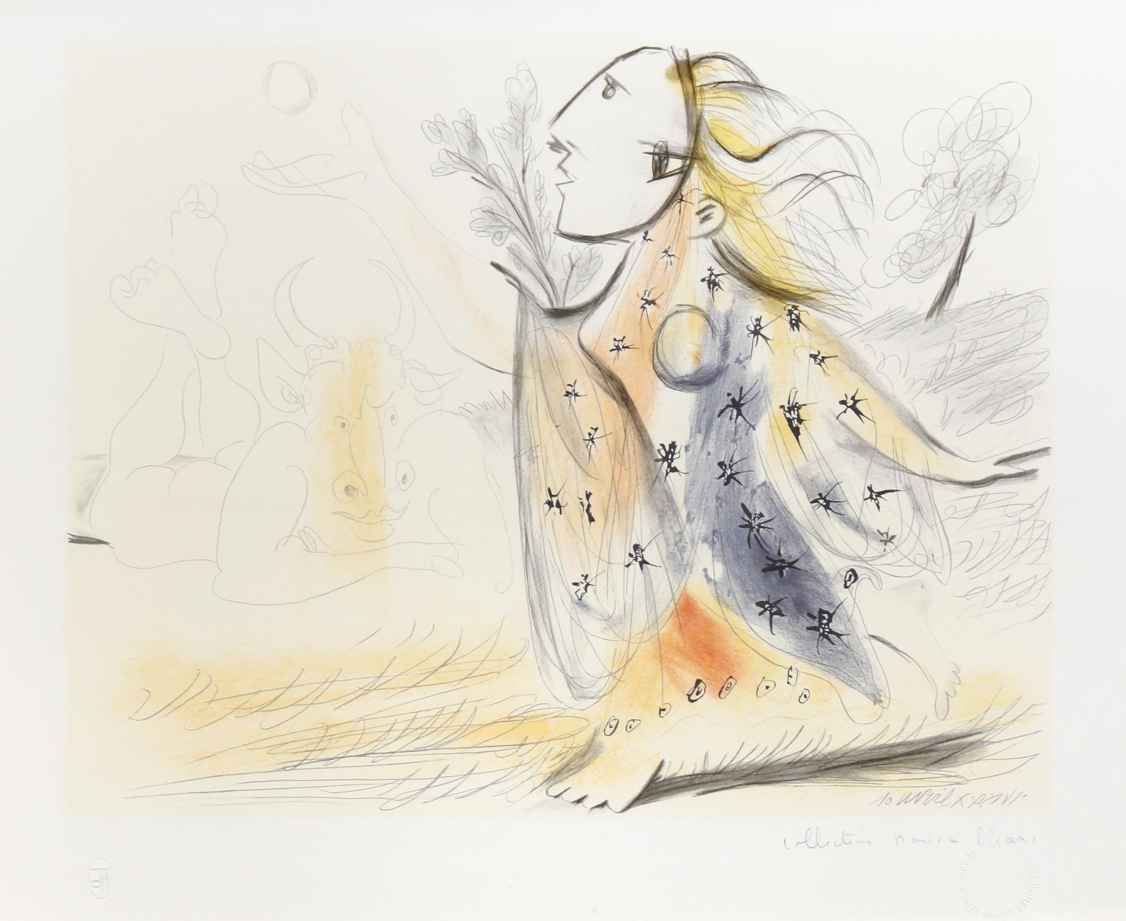 (after) Pablo Picasso Figurative Print - Minotaure et Femme