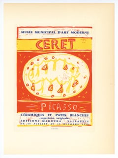 Vintage "Musee Municipal Ceret" lithograph poster