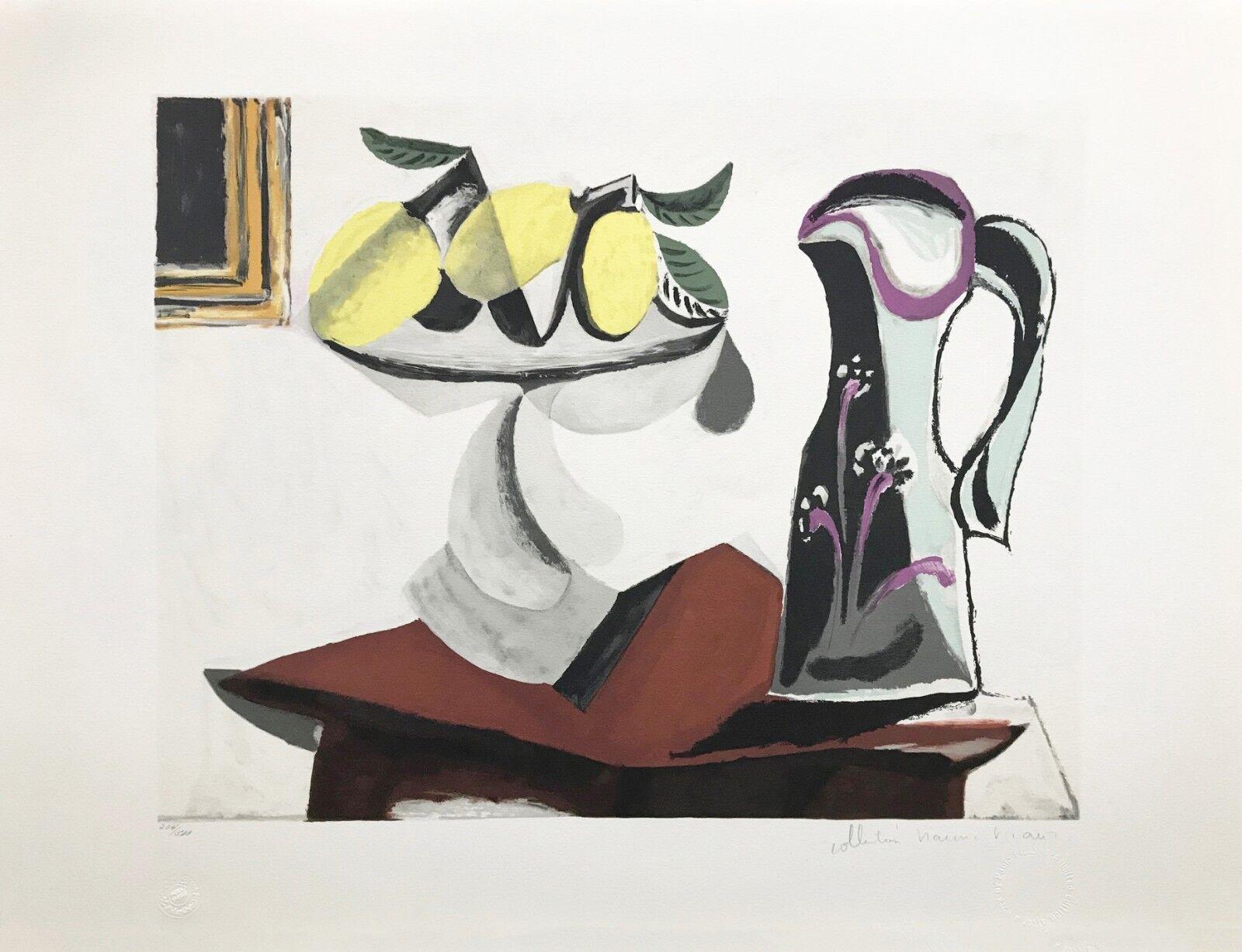 NATURE MORTE AU CITRON ET A LA CRUCHE – Print von (after) Pablo Picasso
