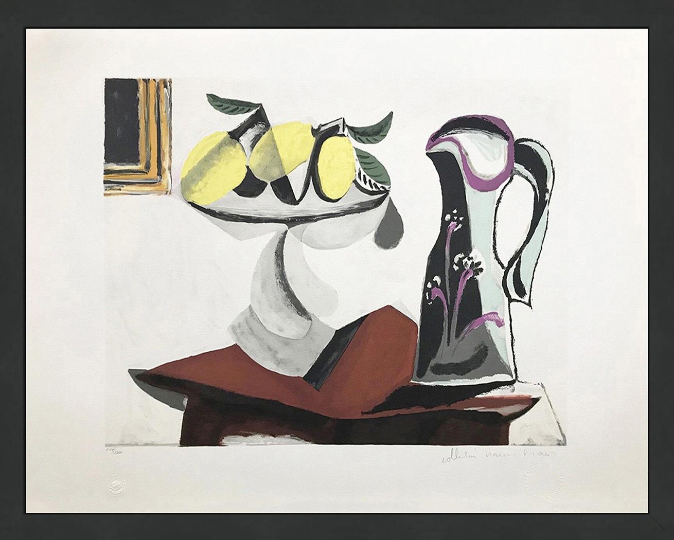 Figurative Print (after) Pablo Picasso - NATURE MORTE AU CITRON ET À LA CRUCHE
