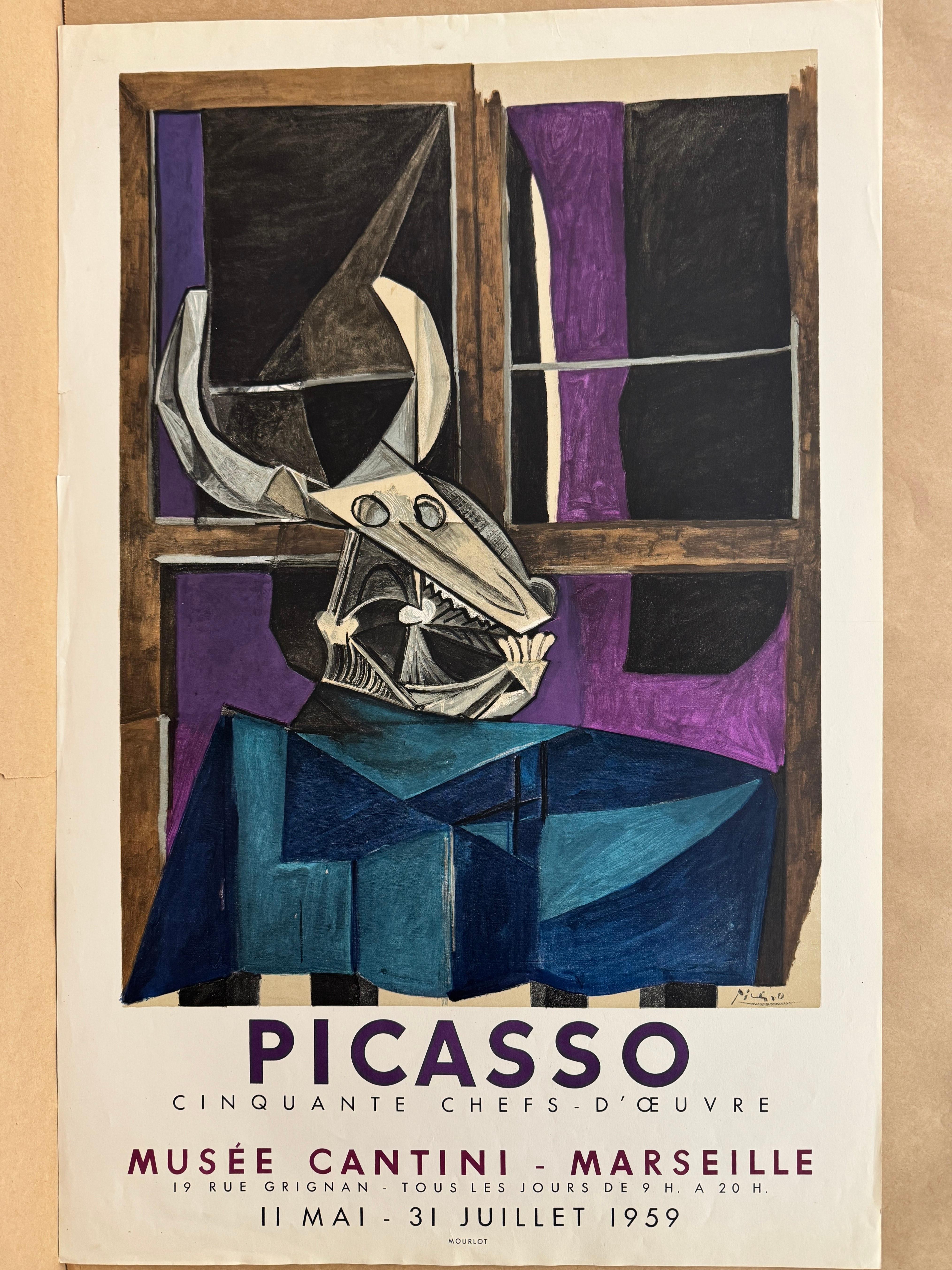 Artiste : Pablo Picasso

Moyen : Affiche lithographique, 1959

Dimensions : 30 x 20 in, 76.2 x 50.8 ;

Papier poster classique - Bon état A


Cette affiche lithographique riche et colorée a été produite pour une exposition de 