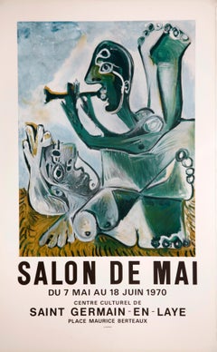 Nu Couch et Joueur de Flute - Salon de Mai (nach) Pablo Picasso, 1970