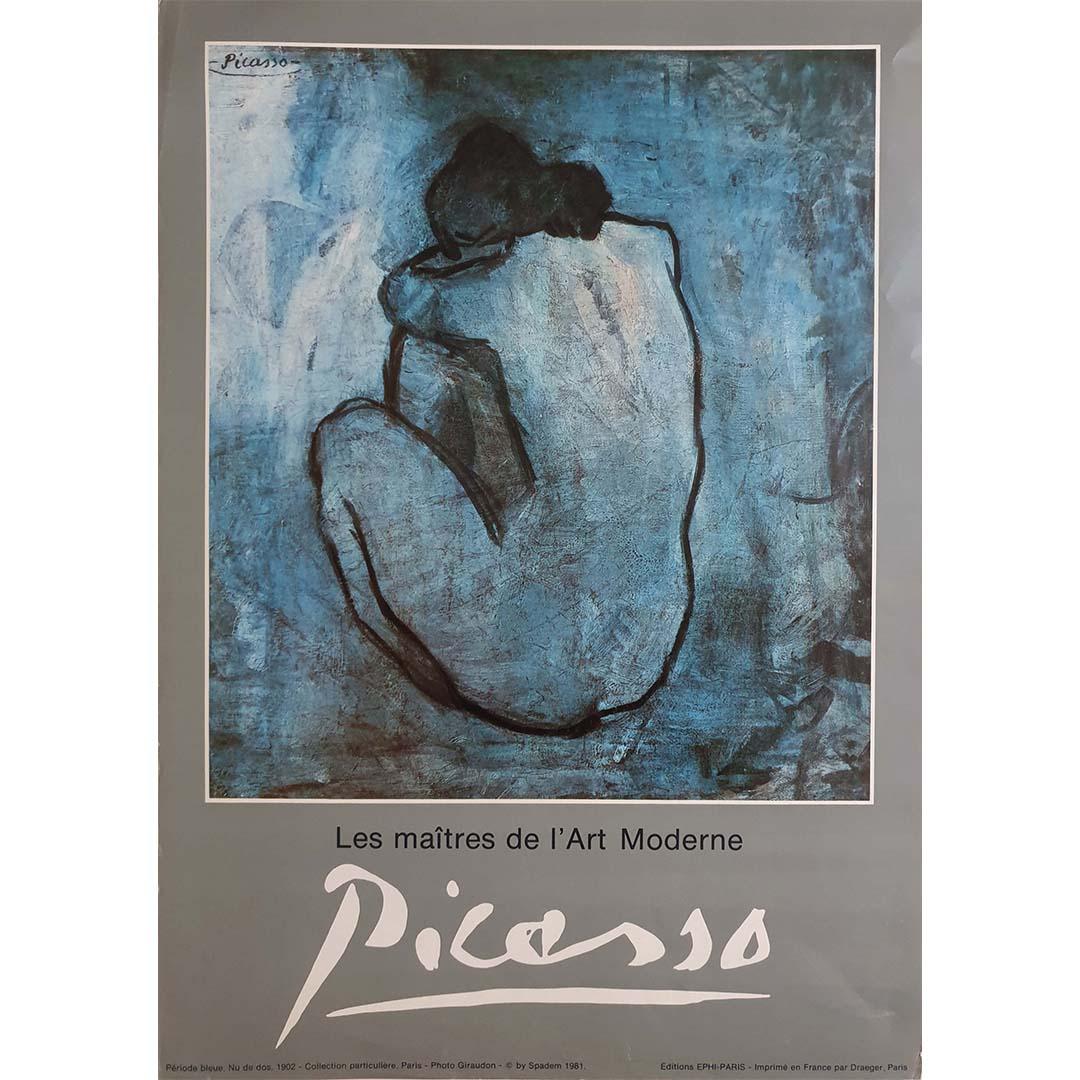 Original exhibition poster for Pablo Picasso's Masters of Modern Art in 1981 - Print by (after) Pablo Picasso