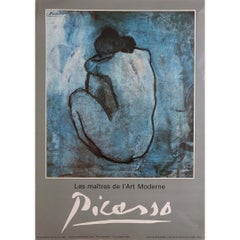 Original exhibition poster for Pablo Picasso's Masters of Modern Art in 1981