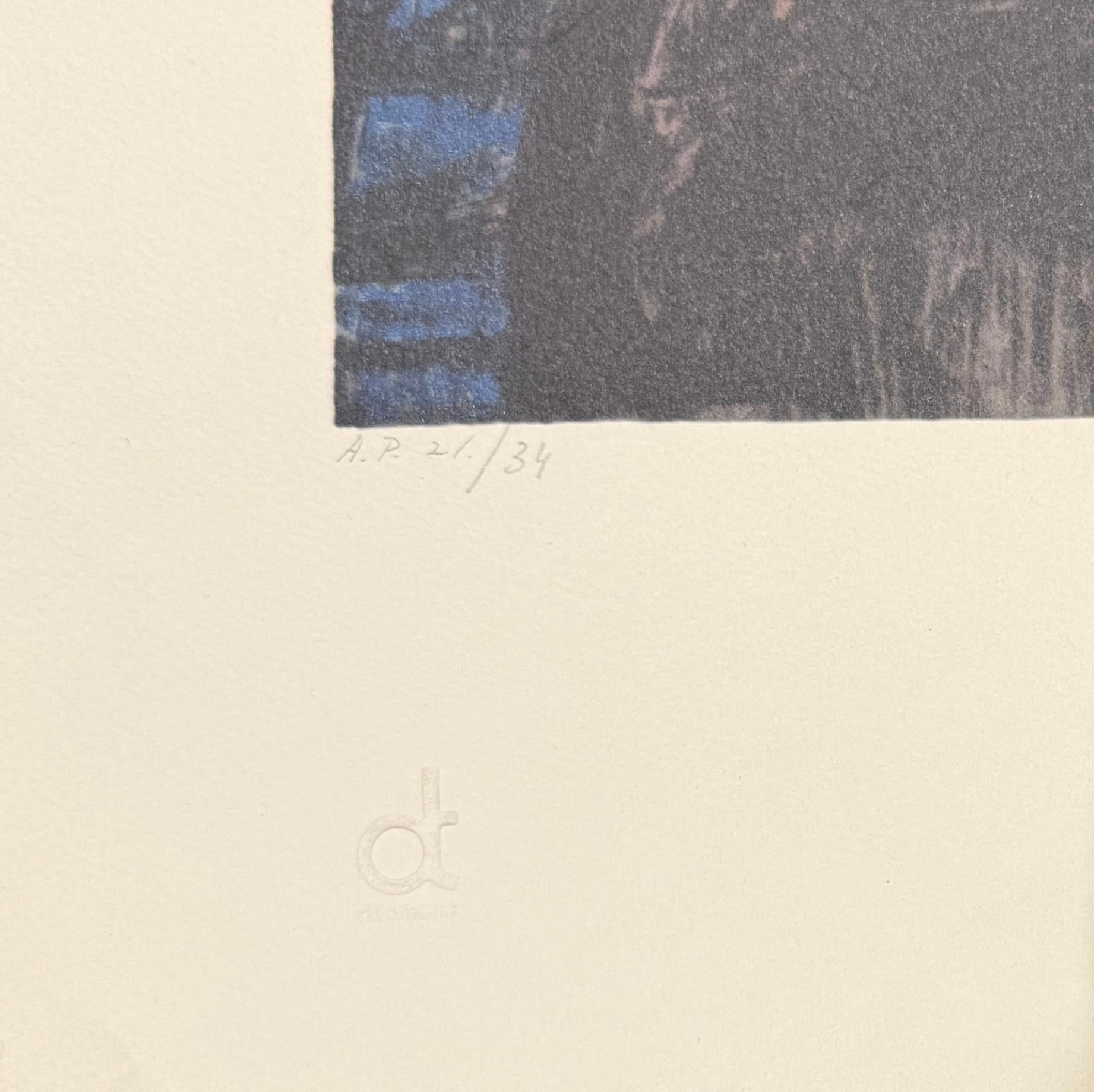 Lithograph on paper, edited in 1979
Limited edition of 500 copies, numbered AP 21/34

The lithograph was printed between 1979 and 1982, after Picasso's death, as part of the Marina Picasso Estate Lithograph Collection.

The prints were produced by