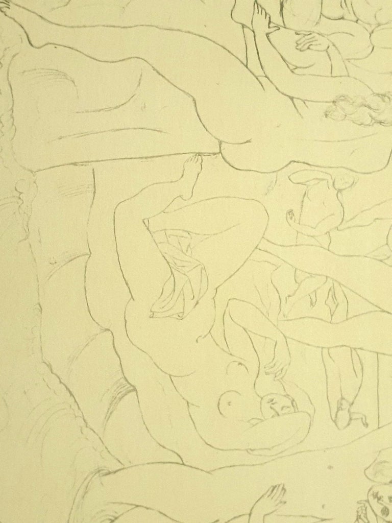 Pablo Picasso (after) - Bathers - Lithograph For Sale 2