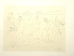 Pablo Picasso (after) - Bathers - Lithograph