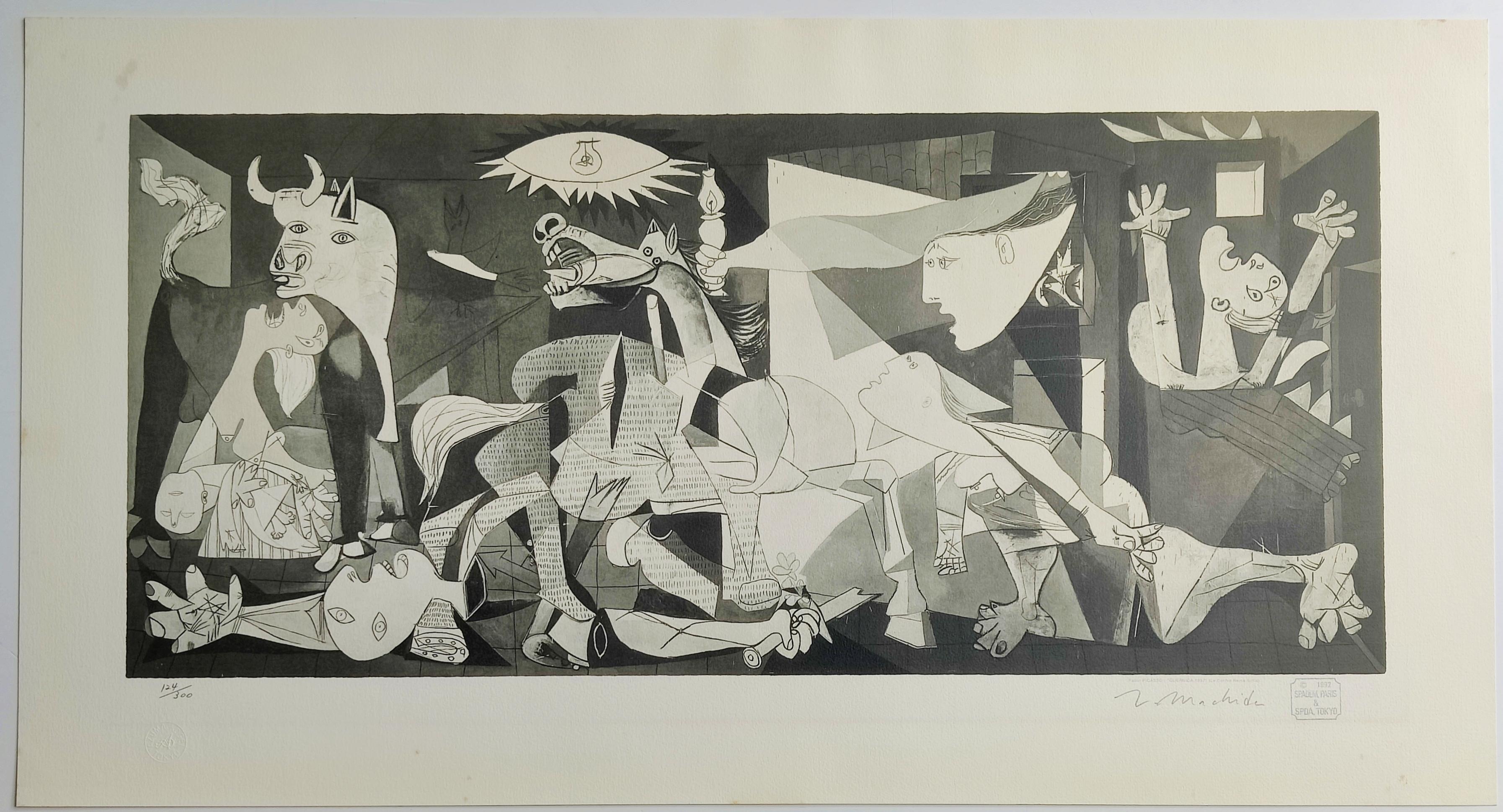 Pablo Picasso (after)  -- Guernica - Print by (after) Pablo Picasso