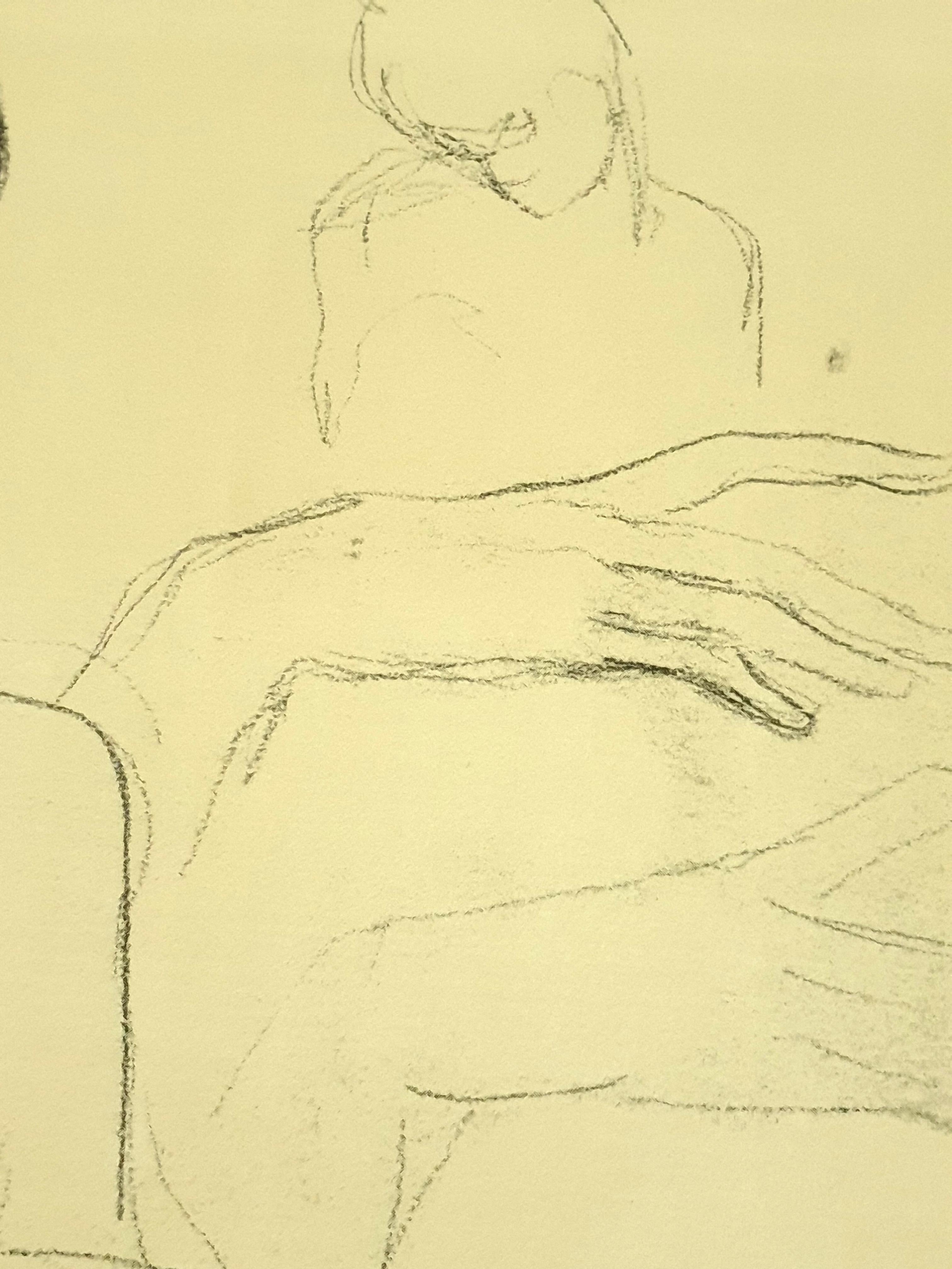 Pablo Picasso (after) - Mother and Child - Lithograph - Modern Print by (after) Pablo Picasso