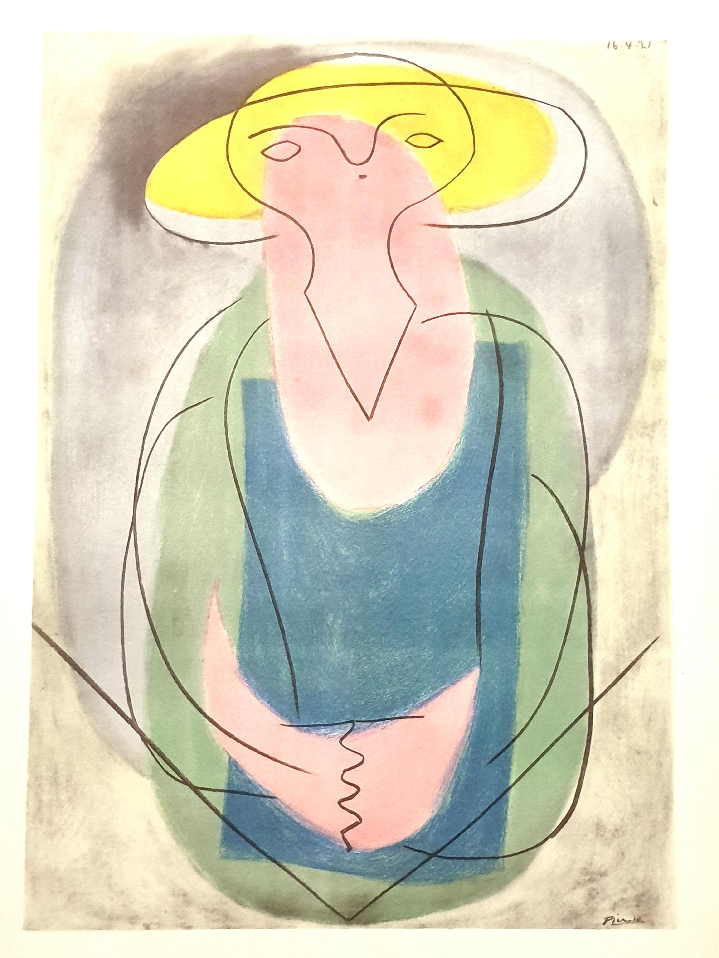 Pablo Picasso (after) - Portrait of a Lady - Lithograph