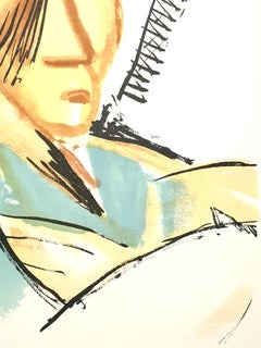 After Pablo Picasso - Study For Demoiselles d'Avignon - Lithograph Reproduction