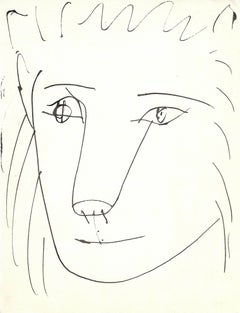 Pablo Picasso (after) - "Tête de Lion" 1957 Offset Lithograph