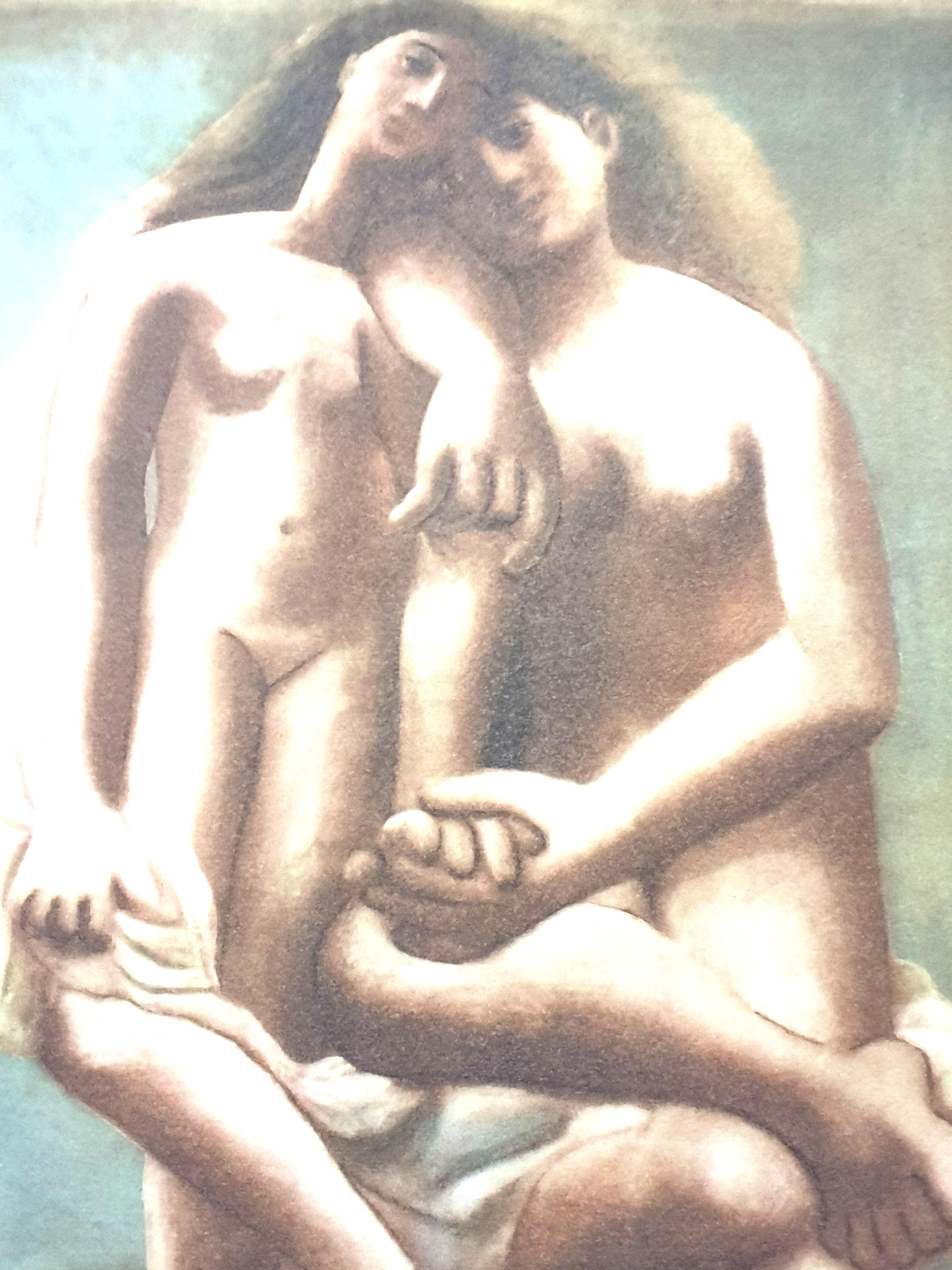 Pablo Picasso (après) - Deux nus - Lithographie
1946
Éditeur : Albert Carman
Dimensions : 48 x 33 cm 
Des cinq dessins de Picasso