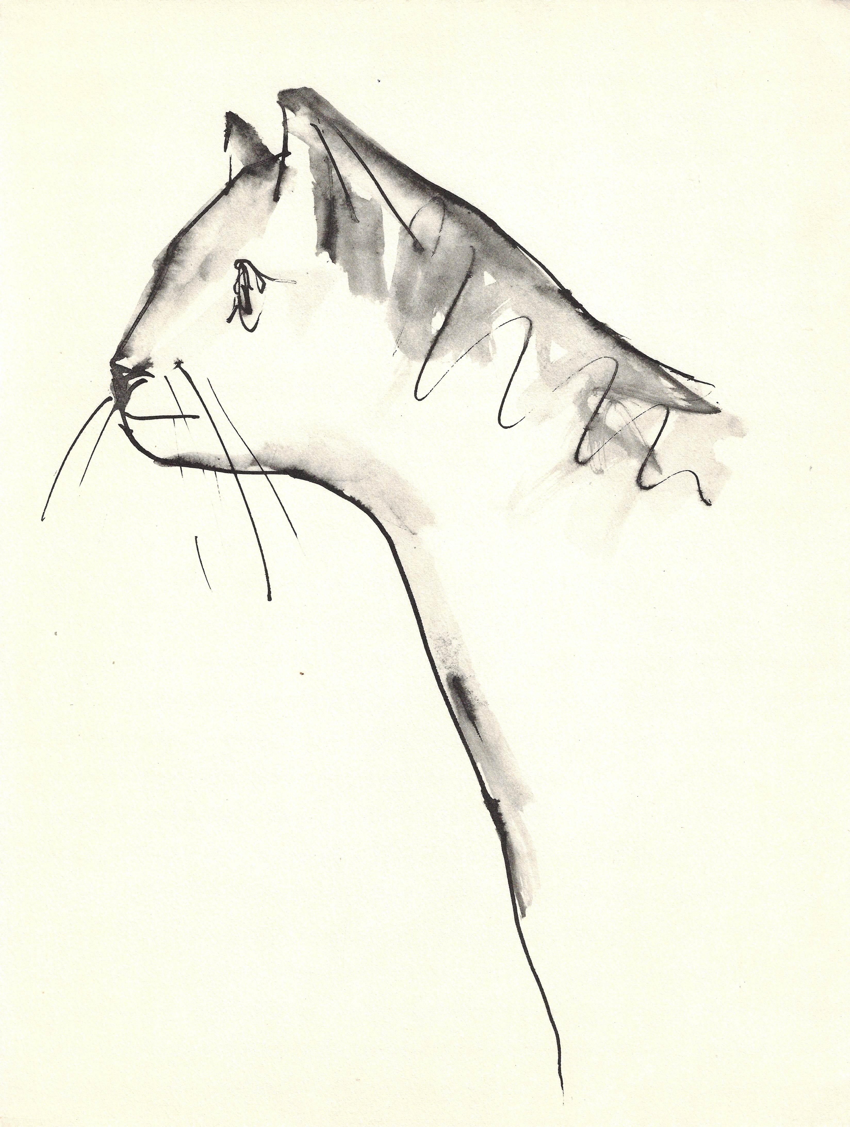 Pablo Picasso (after) - "Un Chat" 1957 Offset Lithograph