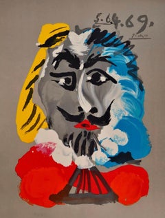 « Portraits imaginaires : Mousquetaire »:: Pablo Picasso:: 1969:: Lithographie