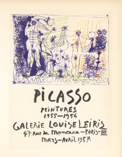 "Peinture Louise Leiris" lithograph poster