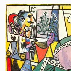 Picasso and The Weeping Women, Metropolitan Museum exhibition poster, on linen