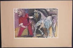 Picasso Vintage Exhibition Poster in Arles - 1957