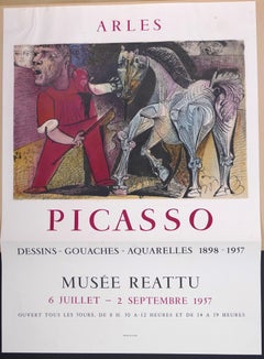 Picasso Retro Exhibition Poster in Arles - 1957