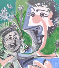 Picasso Vintage Exhibition Poster in Menton - 1966