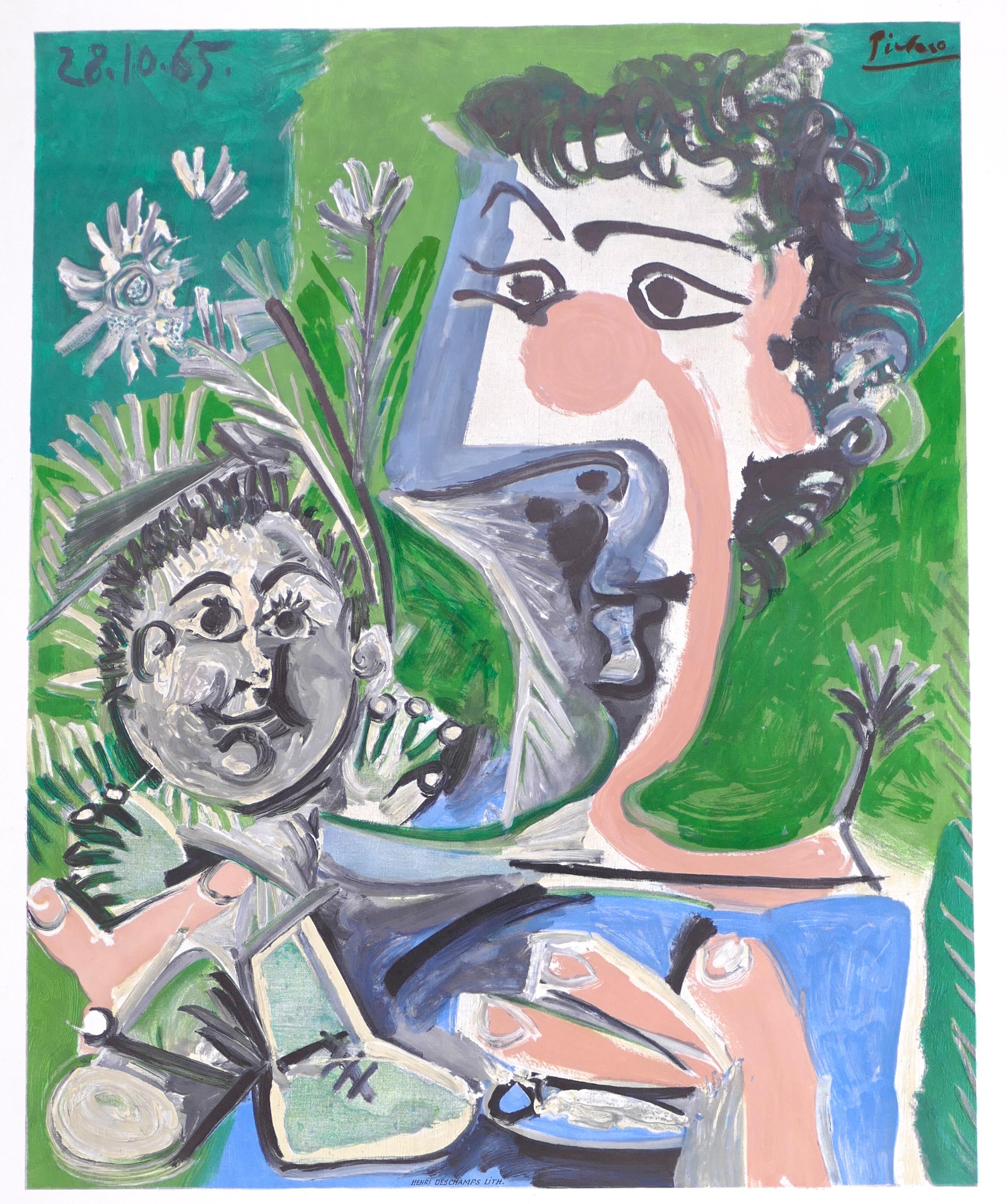 Picasso Vintage Exhibition Poster in Menton - 1966 2
