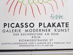 Picasso Vintage Poster Galerie Moderner Kunst der Bücherstube, Köln - 1967