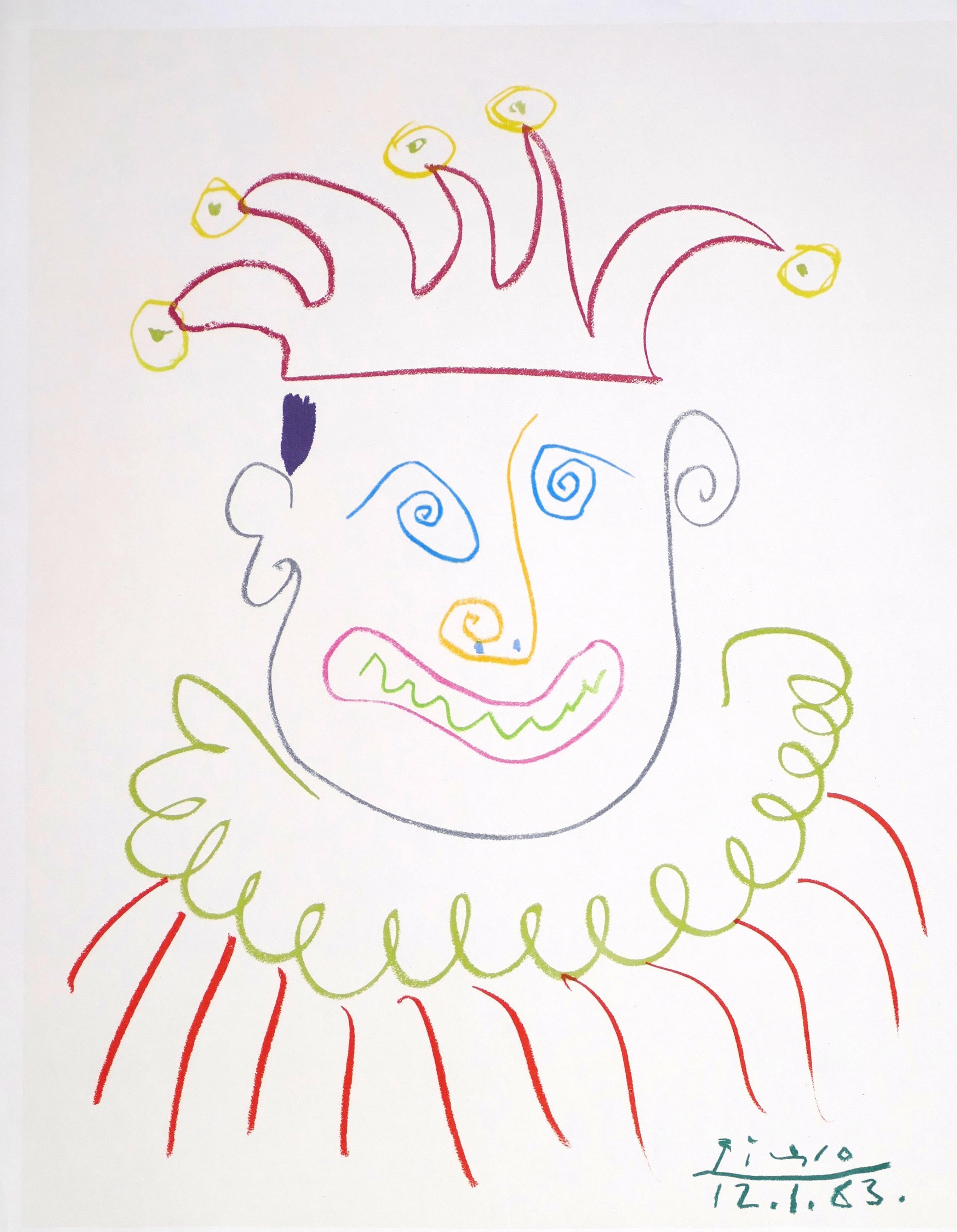 Picasso Vintage Poster Galerie Moderner Kunst der Bücherstube, Köln - 1967 - Cubist Print by (after) Pablo Picasso