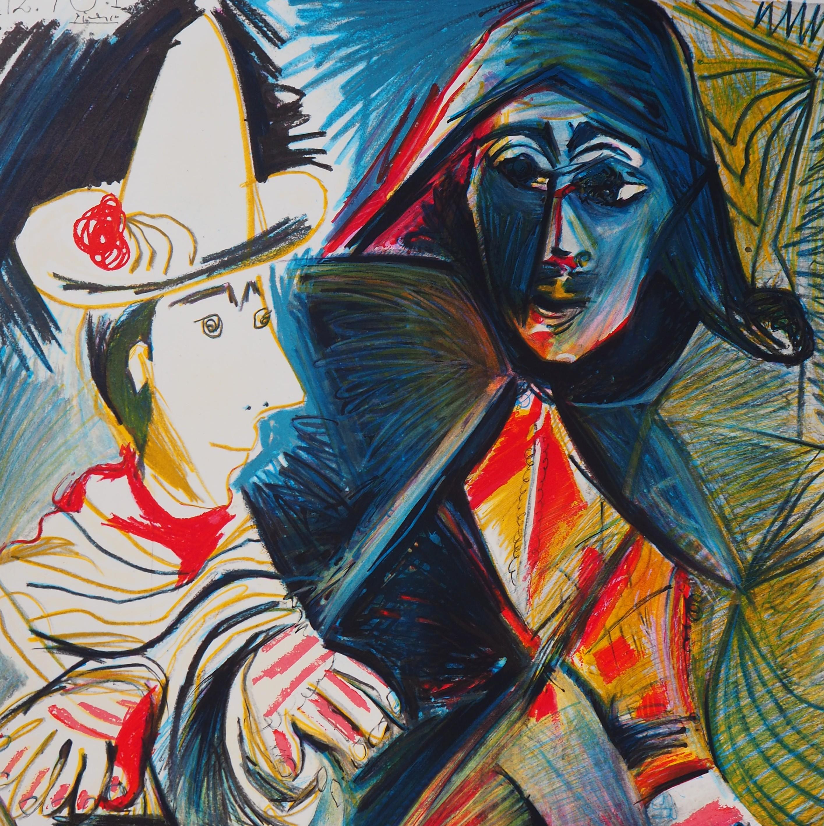 pierrot and harlequin picasso