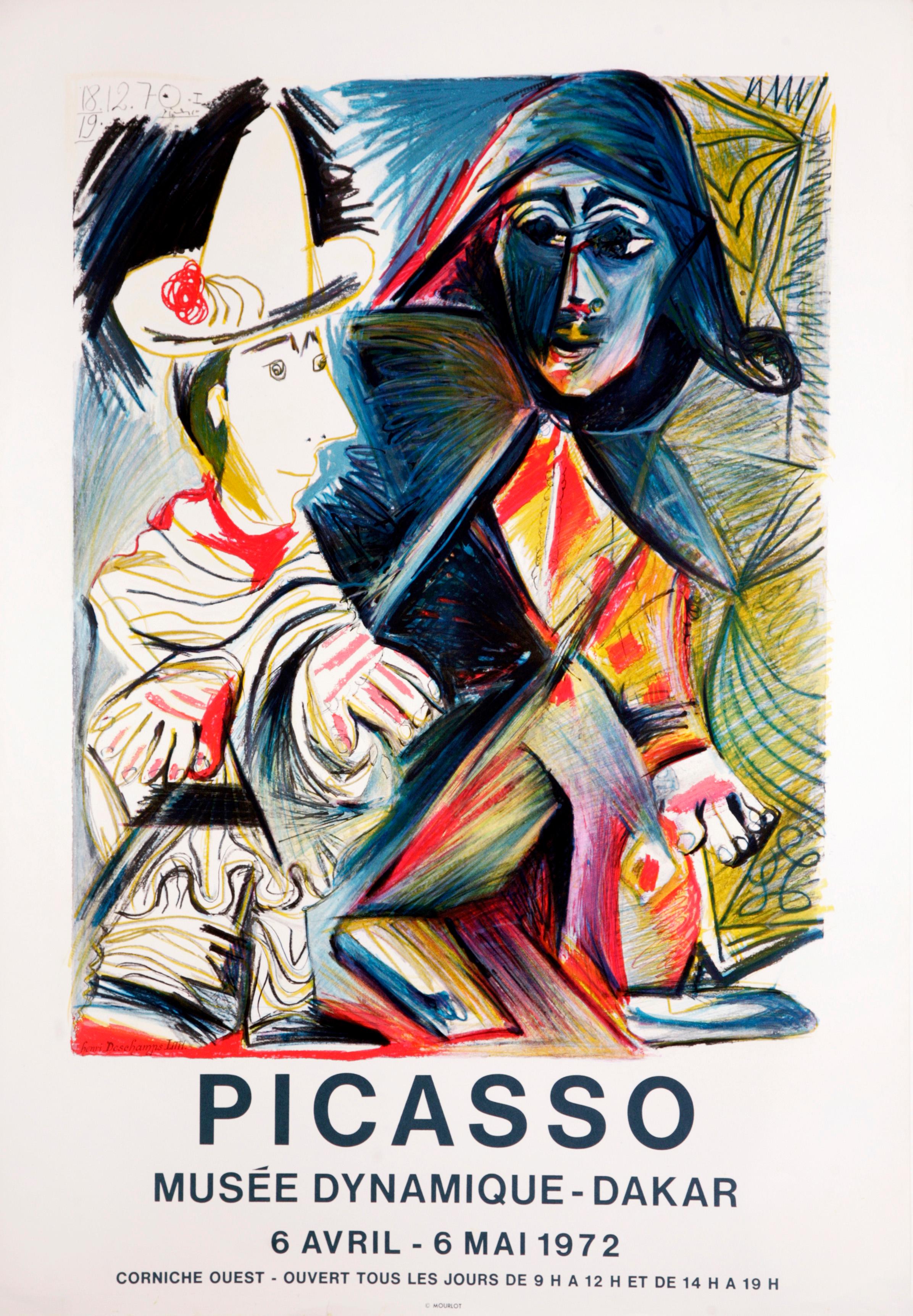 Pierrot et Arlequin - Musée Dynamique de Dakar (after) Pablo Picasso, 1972