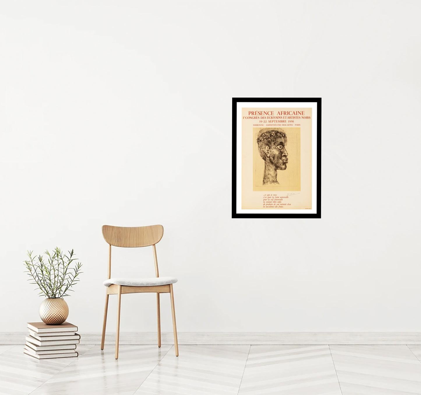 Portrait d' Aimé Césaire - Presence Africaine After Pablo Picasso, 1956 For Sale 1