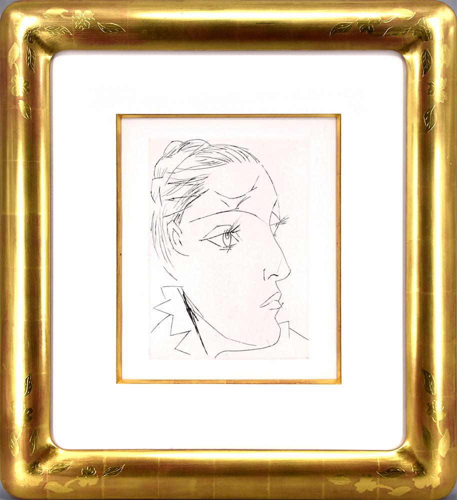 Porträt De Dora Maar Au Chignon.II – Print von (after) Pablo Picasso