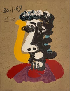 After Pablo Picasso Portrait Imaginaire 30.1.69