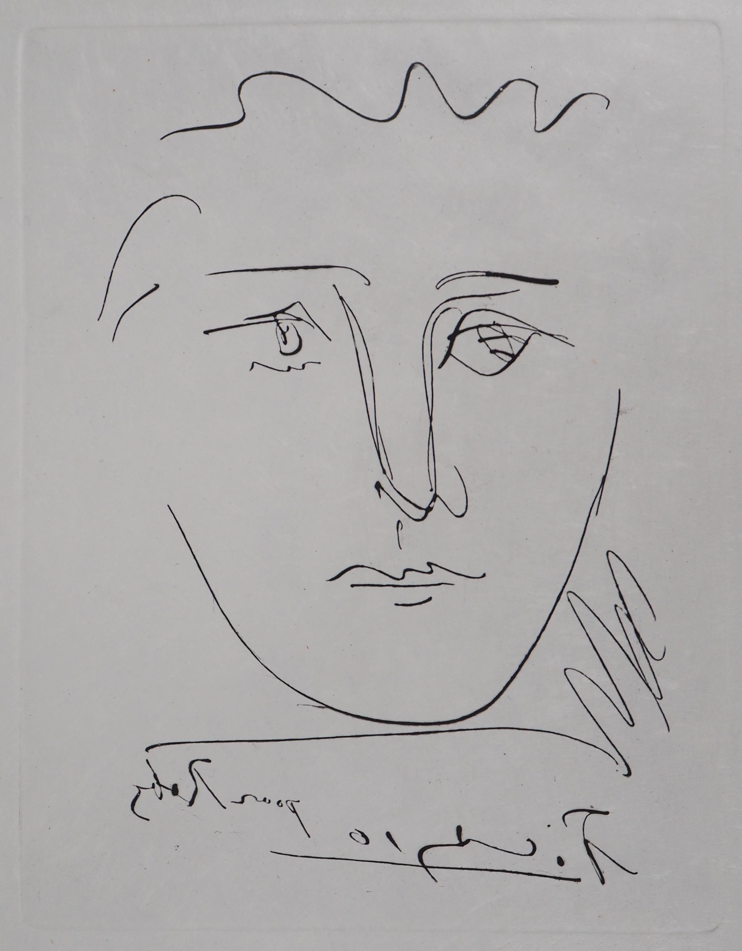 Portrait of Roby - Etching (Bloch #680) - Modern Print by (after) Pablo Picasso
