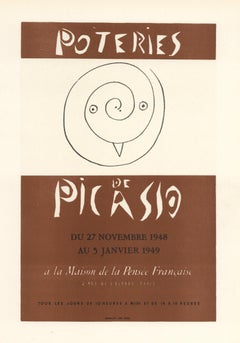 "Poteries de Picasso" lithograph poster