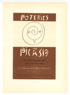 (after) Pablo Picasso - "Poteries de Picasso" lithograph poster "Poteries de Picasso" lithograph poster