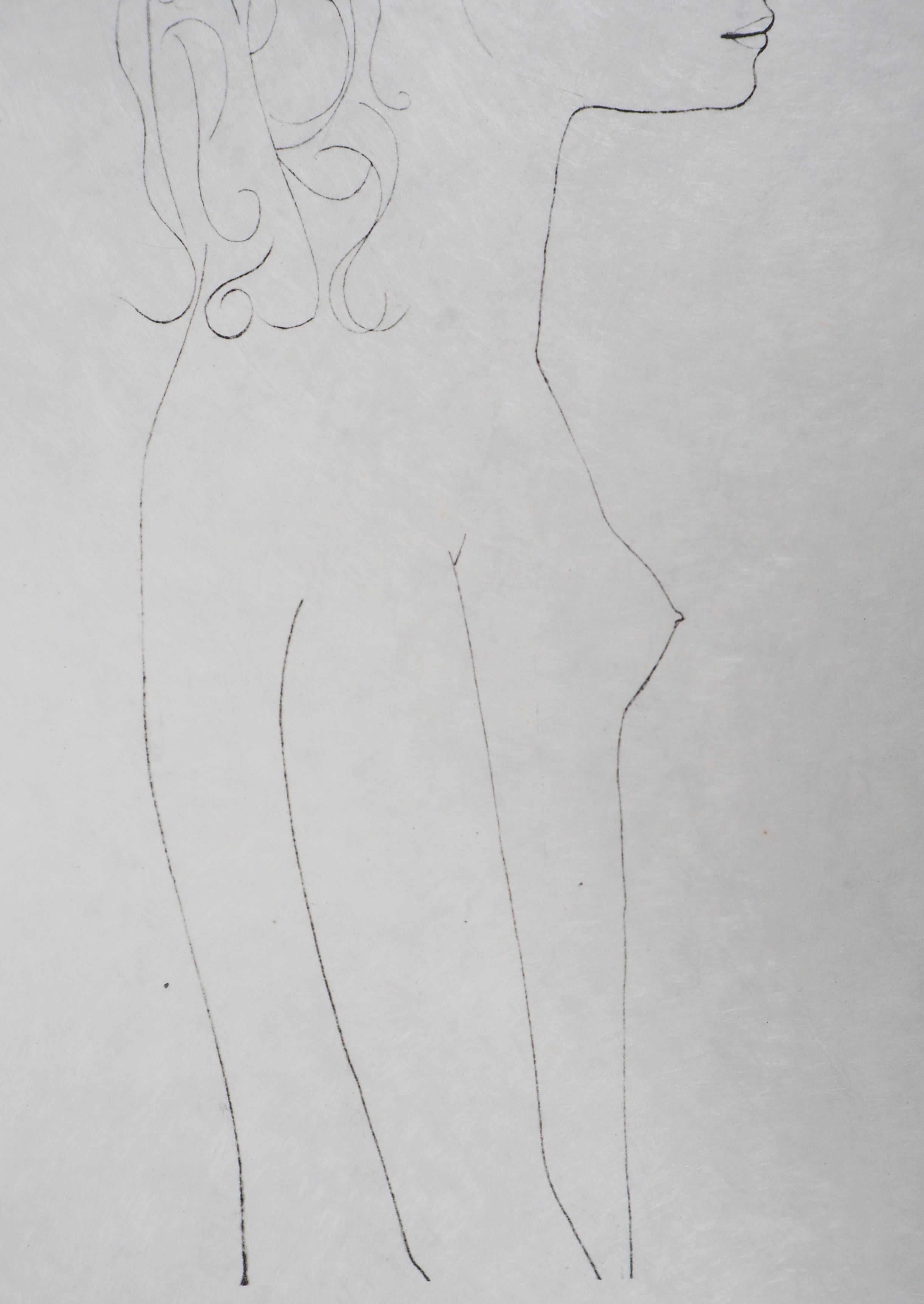 Profile of Genevieve - Lithograph on Japan paper - Limited to 100 proofs - Modern Print by (after) Pablo Picasso