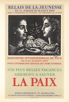 „Relais de Jeunesse“ Lithographie-Plakat