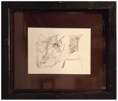 PABLO PICASSO EROTIC SERIES - Print on paper with frame, modern