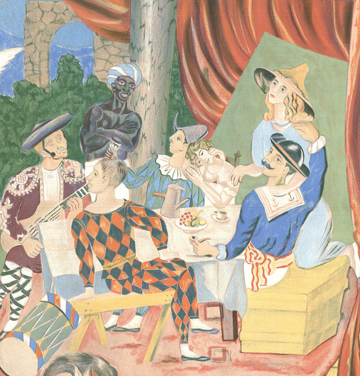 Stage set for Parade - Print by (after) Pablo Picasso