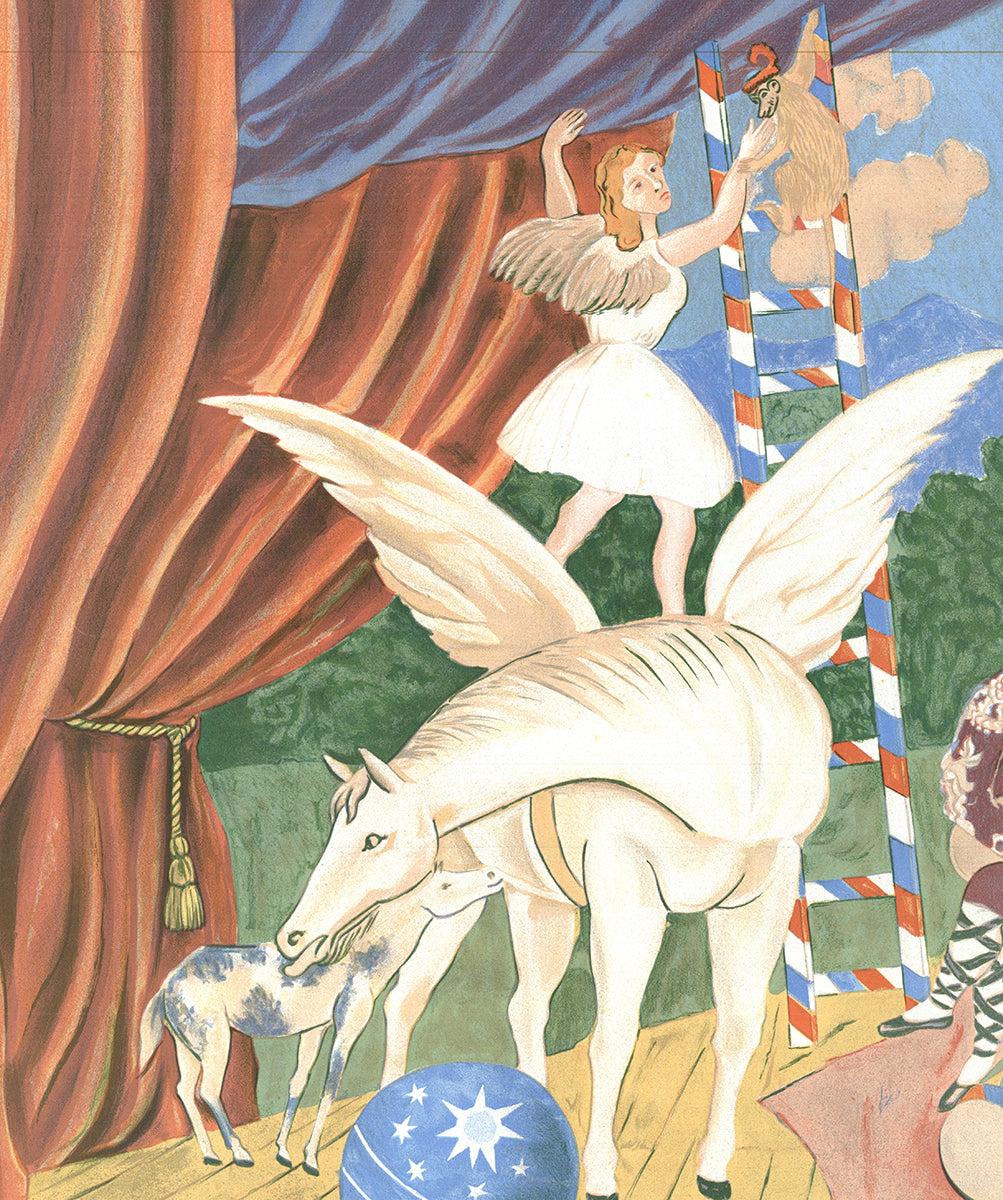 Stage set for Parade - Brown Figurative Print by (after) Pablo Picasso