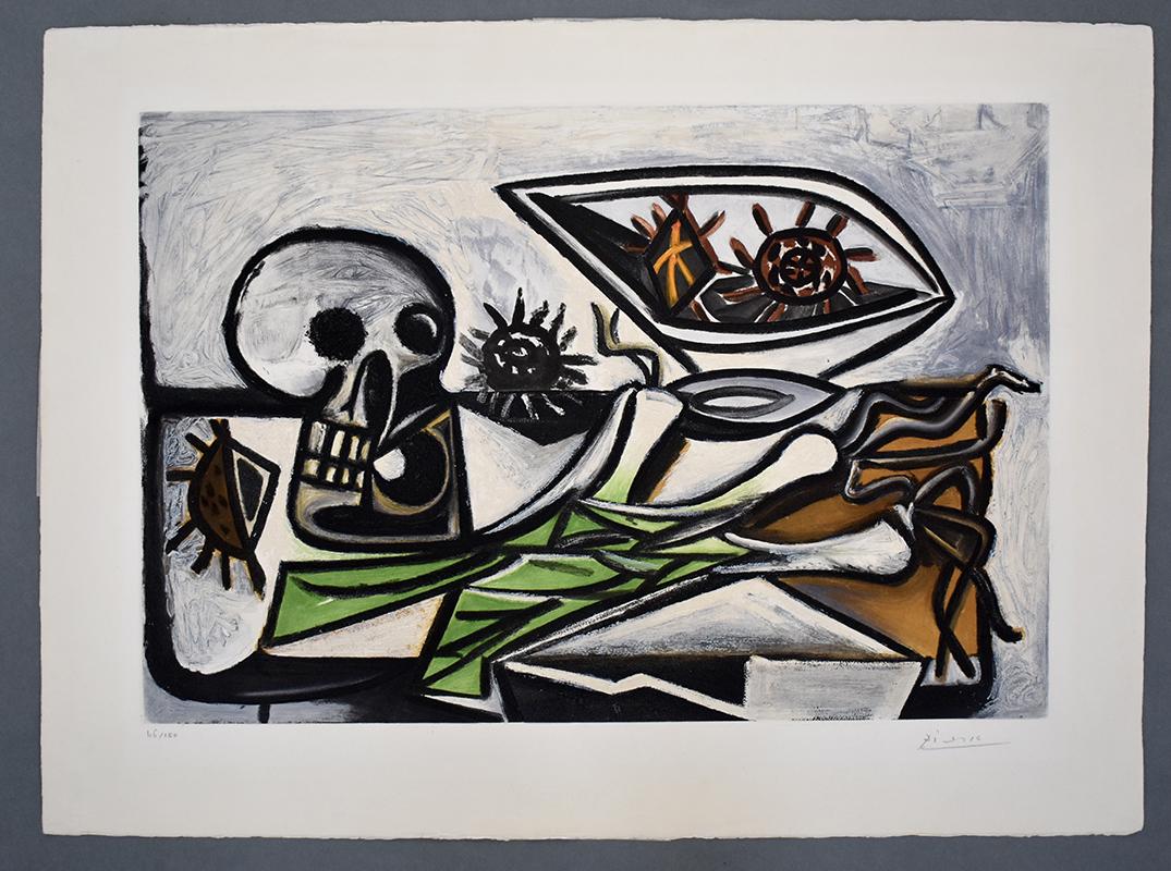 Nature morte avec crâne - Print de (after) Pablo Picasso