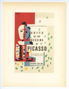 Vintage "Suite de 180 Dessins" lithograph poster