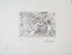 Suite Vollard plate XIV - 1973 - Signed - Pablo Picasso (1881-1973) (after)