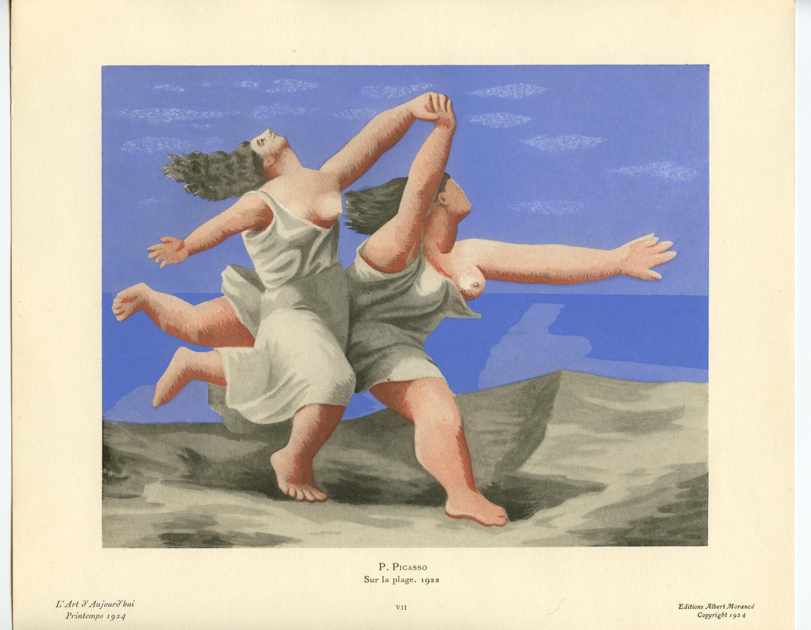 Medium: pochoir (after the watercolor). Printed in 1924 and published in Paris by Albert Morance for 