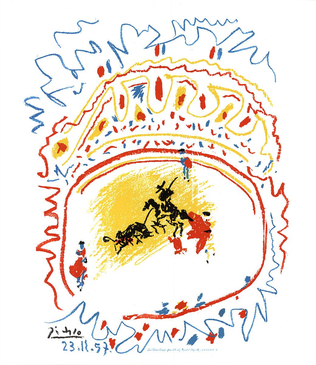 (after) Pablo Picasso Figurative Print - Tauromachie