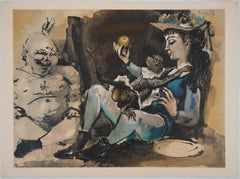 The Monkey and the Woman - Litograph on Arches Vellum - Verve, Mourlot