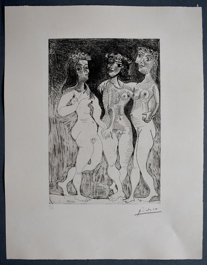 This original etching is hand signed in pencil by the artist 